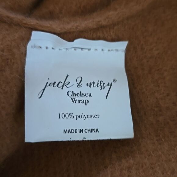 EC JACK & MISSY "CHELSEA" WRAP/BLANKET SCARF OSFM - Picture 3 of 4